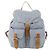 Zaino PRADA in nylon azzurro chiaro argento autentico hk3498A Blu chiaro - vista 13