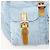 Zaino PRADA in nylon azzurro chiaro argento autentico hk3498A Blu chiaro - vista 29