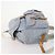 Zaino PRADA in nylon azzurro chiaro argento autentico hk3498A Blu chiaro - vista 4