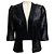 Autre Marque Galvan London Black Sequined Open Front Jacket