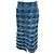 Falda midi de denim azul medio deshilachada Akris Punto