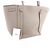 Céline Bolsa de Ombro Pequena em Couro Celine Cabas Phantom na Cor Taupe - vista 12