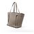 Céline Bolsa de Ombro Pequena em Couro Celine Cabas Phantom na Cor Taupe - vista 2