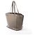 Céline Bolsa de Ombro Pequena em Couro Celine Cabas Phantom na Cor Taupe - vista 3