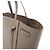 Céline Bolsa de Ombro Pequena em Couro Celine Cabas Phantom na Cor Taupe - vista 5
