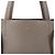 Céline Bolsa de Ombro Pequena em Couro Celine Cabas Phantom na Cor Taupe - vista 6