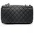 Borsa a spalla in tela matelassé Chanel Nero - vista 2