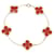 Van Cleef & Arpels Vintage Alhambra Carnelian Bracelet Red Yellow  - view 1