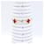 Van Cleef & Arpels Vintage Alhambra Carnelian Bracelet Red Yellow  - view 6