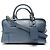 Borsa a Spalla Loewe Amazona Anagram in Pelle Blu