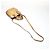 Loewe Gold Leder 2-Wege Tote Tasche Golden - Ansicht 9