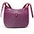 Borsa a Spalla in Pelle Anagram Loewe Porpora - vista 2