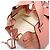 Borsa a Spalla Piccola in Pelle Loewe Hammock 2 Vie Rosa - vista 10