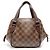 Borsa Louis Vuitton Damier Belem PM Marrone - vista 2