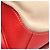 Borsa a mano 2 in 1 Prada rossa e beige pelle e tela Rosso - vista 11