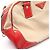 Borsa a mano 2 in 1 Prada rossa e beige pelle e tela Rosso - vista 7