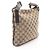 Borsa a Spalla Gucci GG in Tela Marrone Beige - vista 2