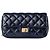 Mademoiselle Schwarze gesteppte Leder-Gürteltasche Chanel Reissue 2.55