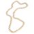 Collana in perle barocche finte vintage 1981 placcata in oro Chanel - vista 3