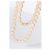 Collana in perle barocche finte vintage 1981 placcata in oro Chanel - vista 4