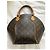 Borsa Louis Vuitton Ellipse in tela Monogram Marrone - vista 2