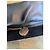 Borsa Céline in pelle blu navy e tela beige - vista 12