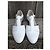 Sandali Salvatore Ferragamo Gancini in pelle bianca Bianco - vista 3
