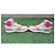 Sneakers alte Lacoste rosa e bianche Bianco Marrone chiaro - vista 6