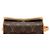 Borsa a Spalla Pochette Florentine Monogram Louis Vuitton Marrone Bronzo - vista 3