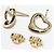 Orecchini Open Heart Au750 Elsa Peretti di Tiffany & Co. D'oro - vista 4