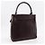 Autre Marque Borsa 2 in 2 in vitello Gold Pfeil Marrone Bordò - vista 3