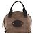 Autre Marque Nylon-Handtasche mit Uzura-Muster von Borbonese Braun Bronze