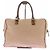 Fendi Canvas Tasche Beige mit Krokodilledetails - Ansicht 2