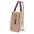 Fendi Canvas Tasche Beige mit Krokodilledetails - Ansicht 4