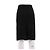 Falda midi de lana negra Prada Talla 42 Negro - vista 2