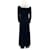 Chanel Langes schwarzes Samtkleid - Ansicht 2
