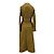 Proenza Schouler Maxikleid Khaki mit Taillenzug Grün - Ansicht 3