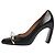 Tory Burch Pompes perforées en cuir noir - taille EU 38,5