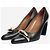 Tory Burch Pompes perforées en cuir noir - taille EU 38,5 - vue 2