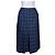 Falda Burberry de lana azul a cuadros