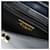 Borsa a spalla in pelle con logo Y-cut Yves Saint Laurent Blu navy  - vista 9