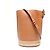 Borsa a Spalla in Pelle Loewe Gate Bucket Anagram Marrone