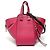 Borsa in pelle Hammock Loewe in rosa