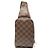 Borsa a Spalla Damier Geronimos Louis Vuitton Marrone
