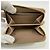 Portamonete rotondo con zip Prada in rosa beige - vista 3