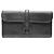 Clutch Hermès Jige Elan 29 in pelle Swift nera Nero
