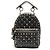 Zaino in pelle nera con borchie Valentino Nero