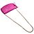 Borsa a Spalla Gucci Soho G-Stitch con Frange Rosa - vista 8