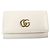 Gucci 456118 Double G Leder-Schlüsselcase in Hellbeige