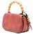 Bolsa de couro vermelho médio New Bamboo da Gucci - vista 2